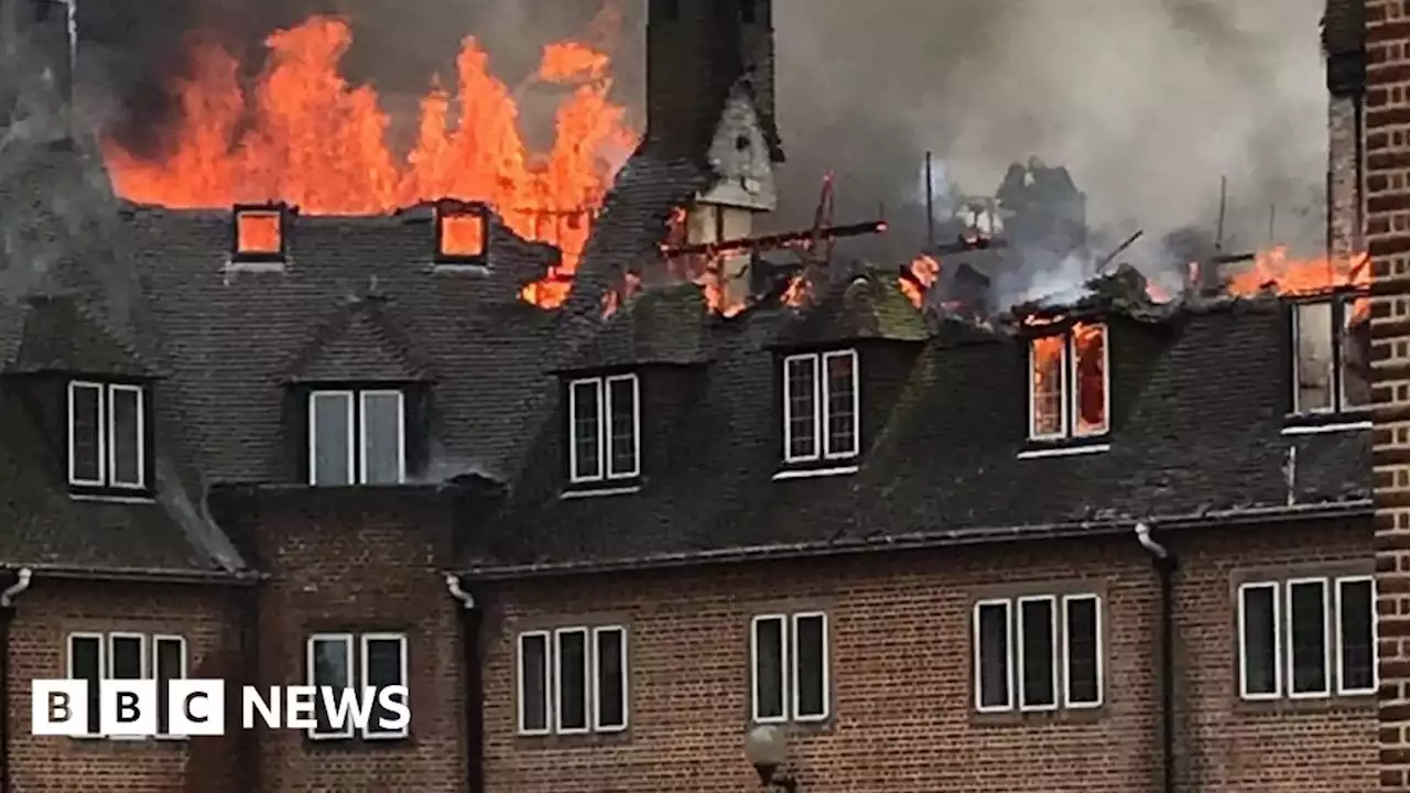 Newcastle arson arrest after serious fire at Henderson Old Hall