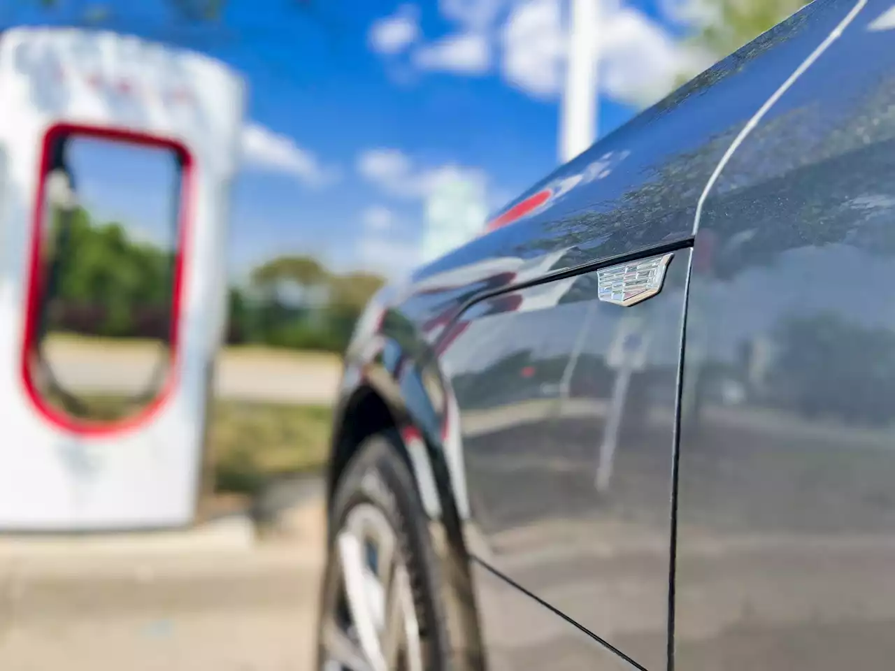 GM is also adopting Tesla's charging connector and supporting its Supercharger network