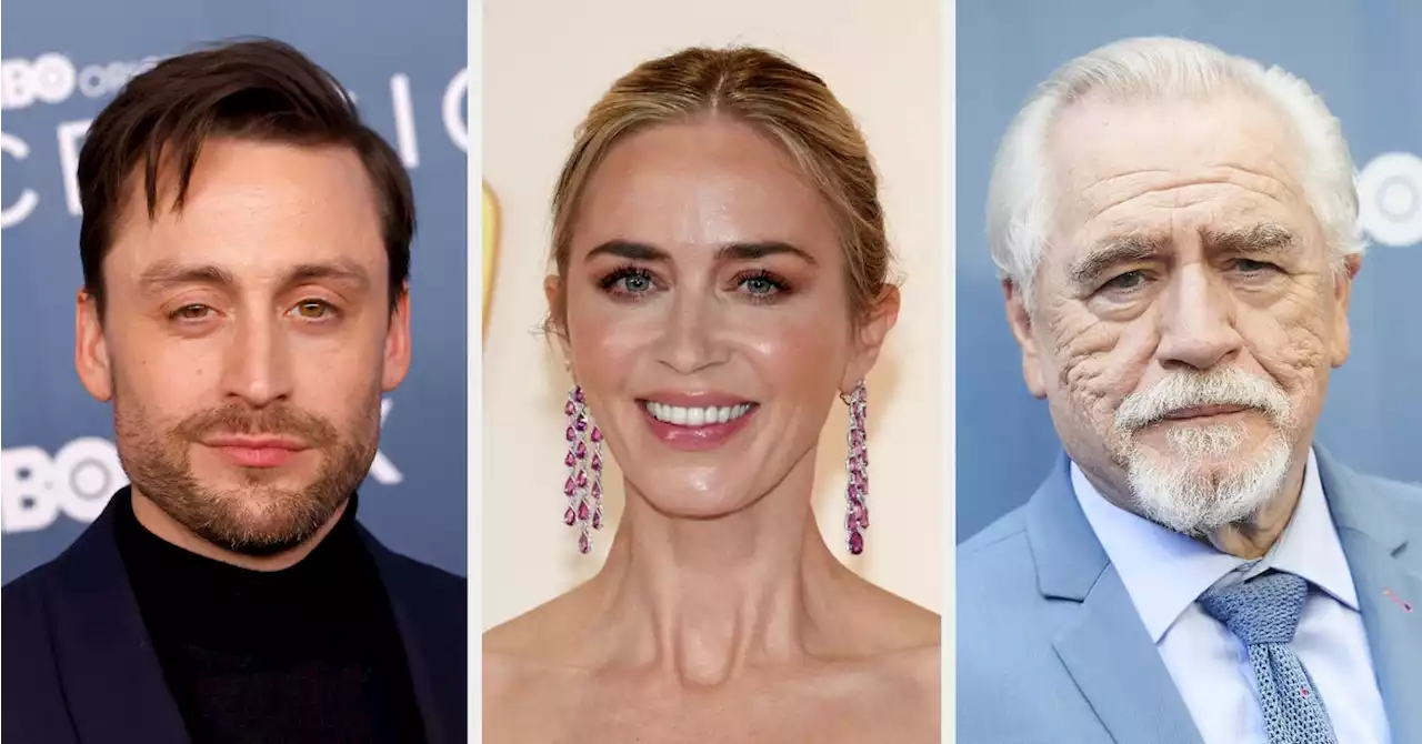 Kieran Culkin Crashed Brian Cox And Emily Blunt’s Photoshoot Before Asking Brian If He Was 'Grumpy'