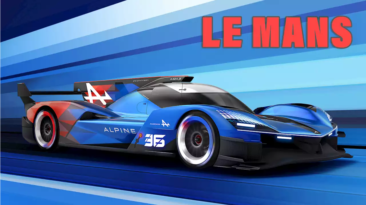 671-HP Alpine A424_β Hypercar Is On Track For Le Mans 2024 | Carscoops