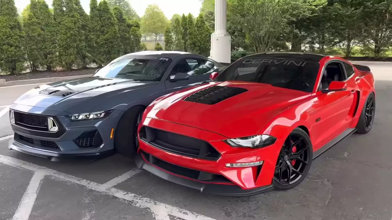 See The New 2024 Mustang RTR Next To The S550 Car It's Replacing | Carscoops