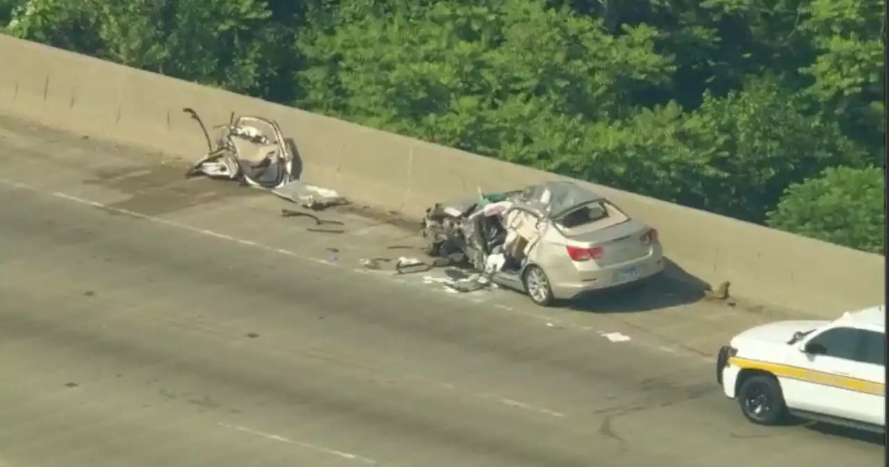 1 killed in 4-vehicle crash on I-57 near Cal-Sag Channel