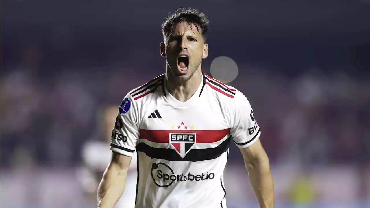 Calleri e Caio brilham em goleada do São Paulo, que avança na Sul-Americana