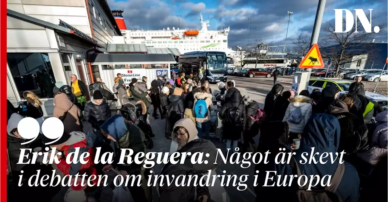 Erik de la Reguera: Något är skevt i debatten om invandring i Europa