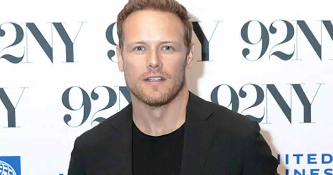 Sam Heughan celebrates Outlander season premiere 7 with on-screen family