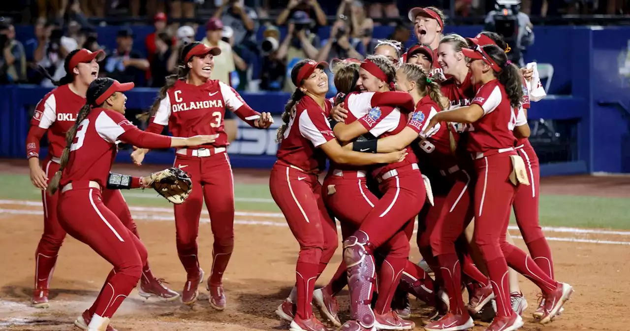 Oklahoma sweeps Florida State to win third straight WCWS, extend record win streak to 53