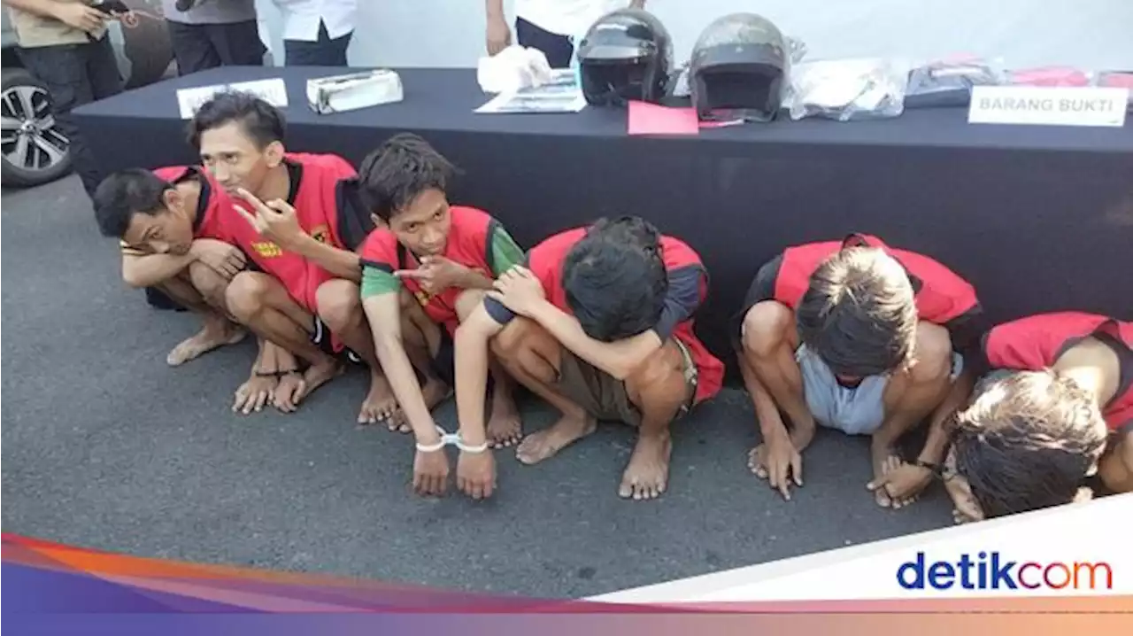 9 Pesilat di Surabaya Pengeroyok Warga di Jalan Tunjungan Ditangkap