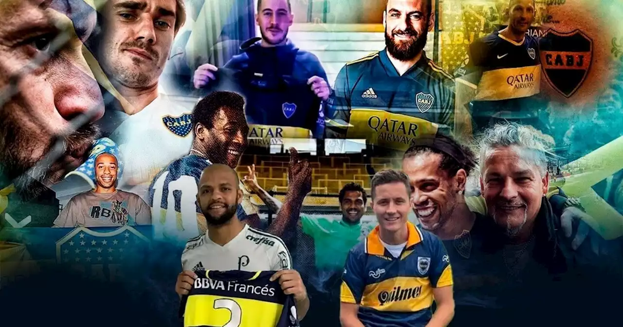 Ander Herrera y Felipe Melo, los últimos exponentes de una lista mundial de hinchas de Boca