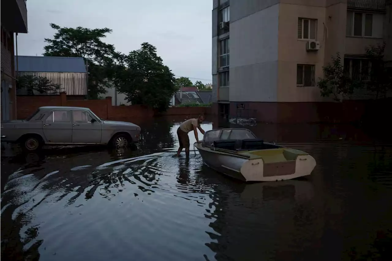 Kremlin accuses Ukraine of killing dam flood victims