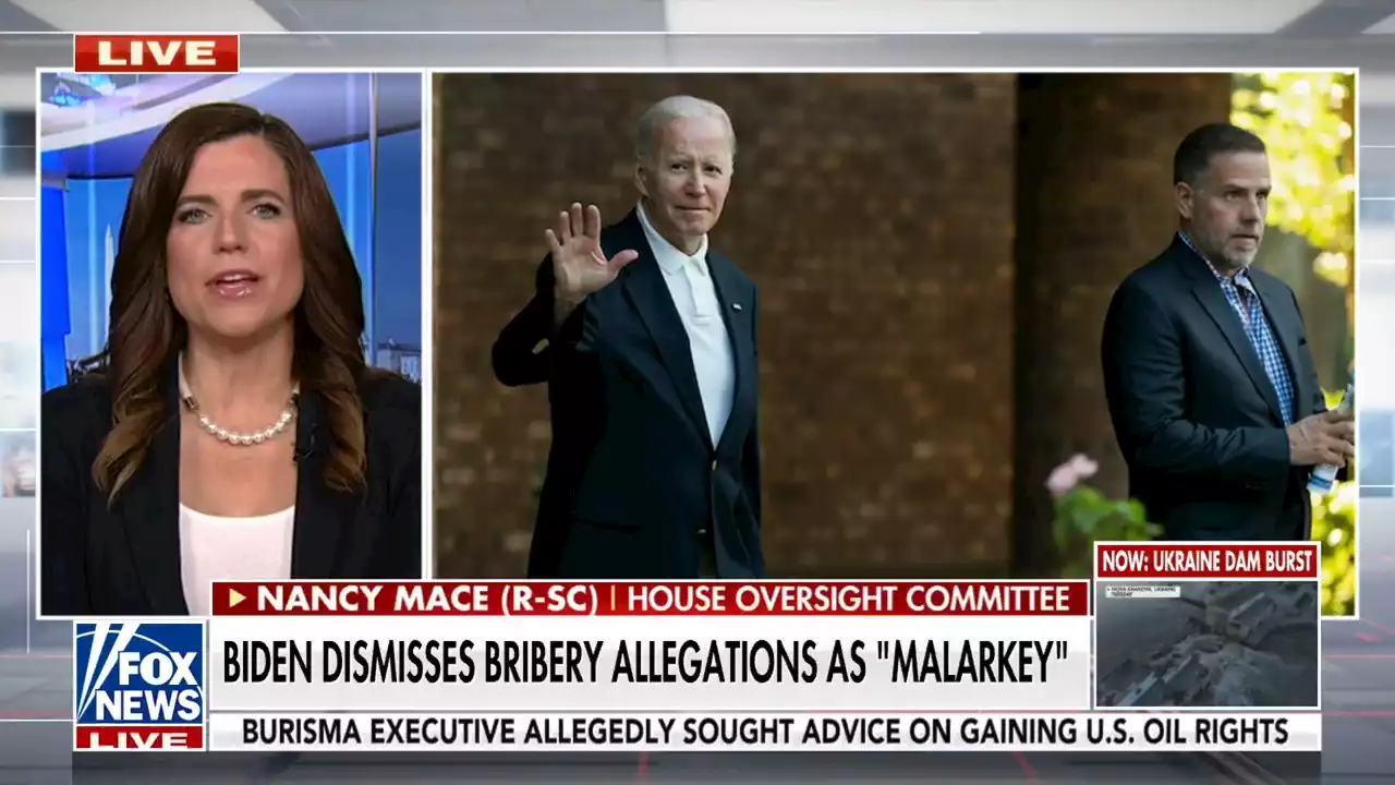 Nancy Mace hits back at Biden for calling bribery allegations 'malarkey': It is 'legitimate and very credible'