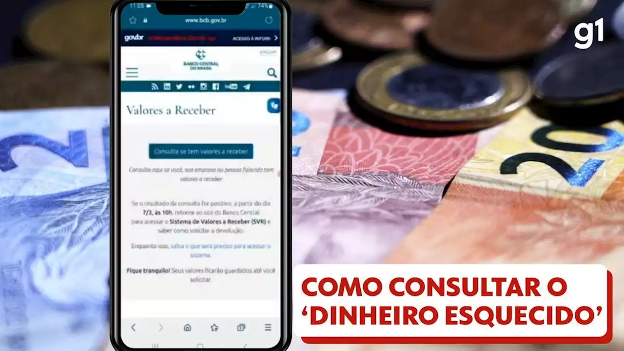 'Dinheiro esquecido': mais de R$ 7 bilhões aguardam resgate em sistema do BC