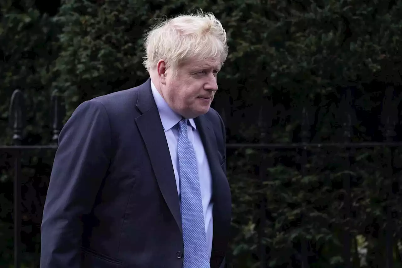 Former British PM Boris Johnson is standing down from parliament