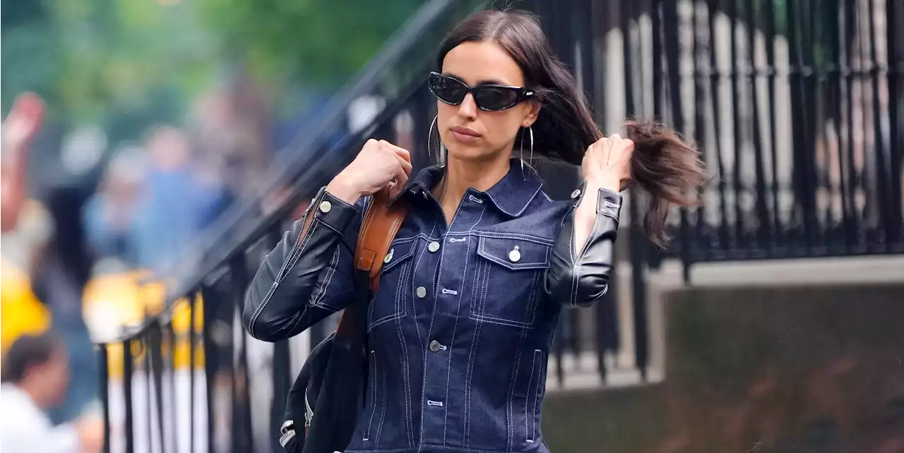 Allow Irina Shayk to Inspire Your Next Denim-on-Denim Outfit