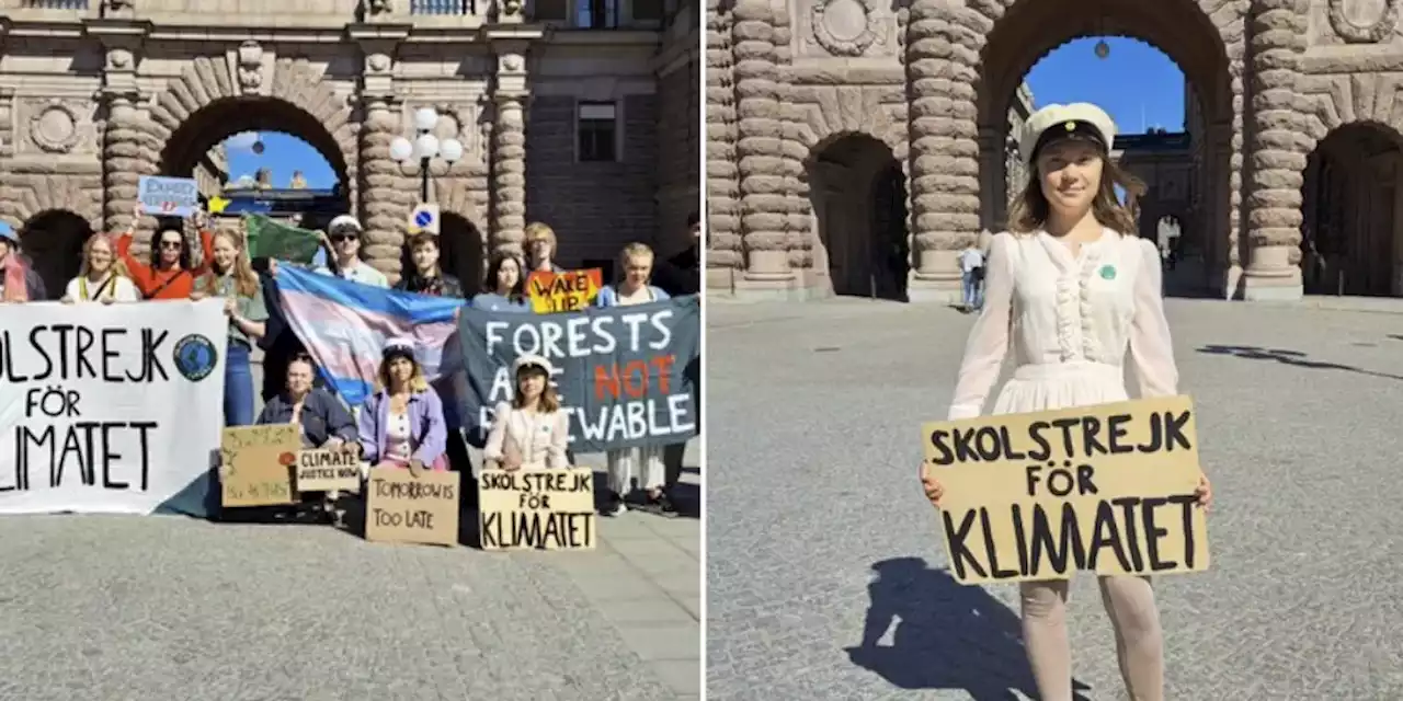 Greta Thunberg ha saltato la scuola per l'ultima volta, perché oggi si diploma | Flashes - Il Post