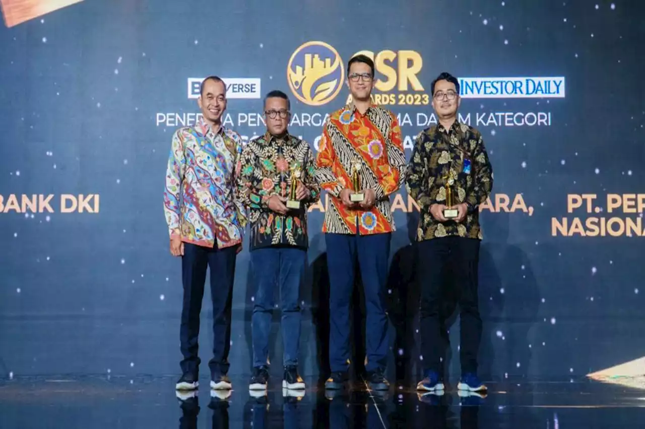 Koperasi Hidroponik Bank DKI Raih Predikat Best CSR 2023