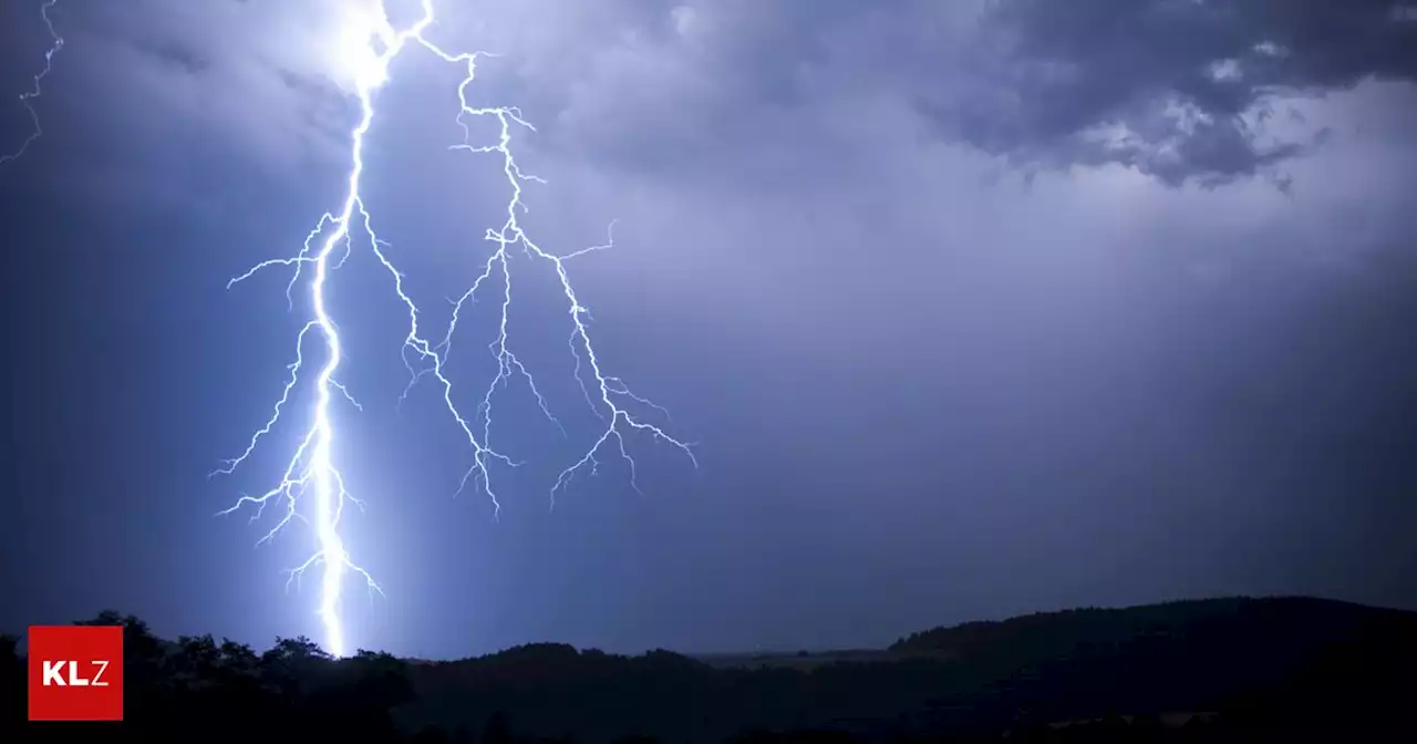 Große Regenmengen - Unwetterwarnung: Heute soll es in Teilen Kärntens wieder krachen