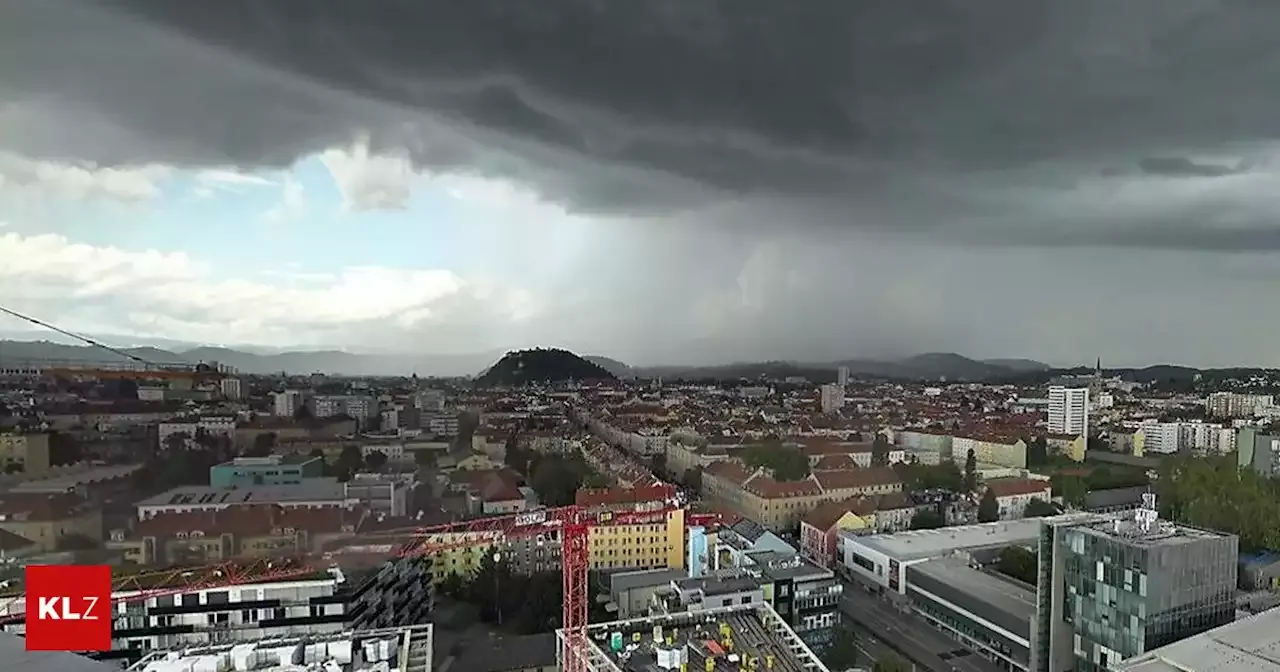 Weitere Unwetter Drohen: Gewitterzelle über Graz Bringt Hagel Und ...