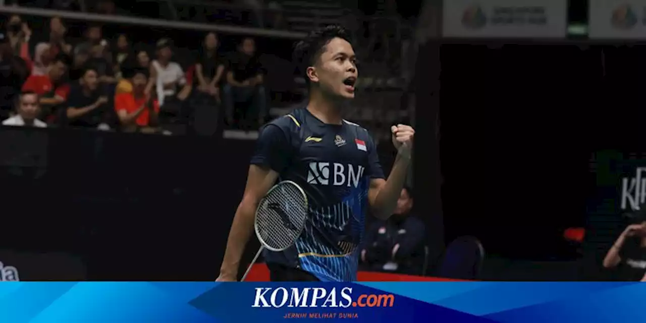 Jadwal Siaran Langsung Singapore Open 2023, Hari Ini Pukul 11.00 WIB