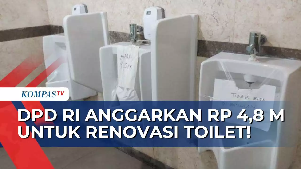 DPD RI Anggarkan Rp 4,8 Miliar untuk Renovasi Toilet, Bagaimana Kondisinya?