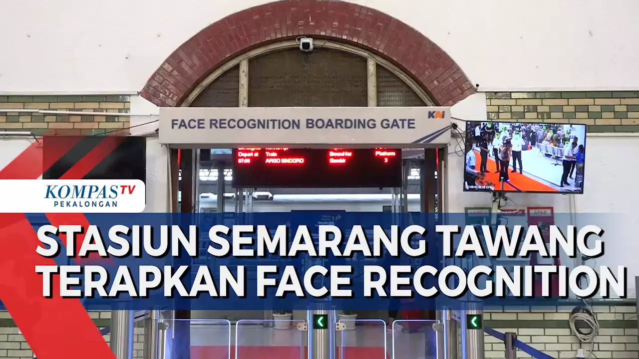 PT KAI Daop 4 Semarang Terapkan Face Recognition Boarding Gate di Stasiun Semarang Tawang