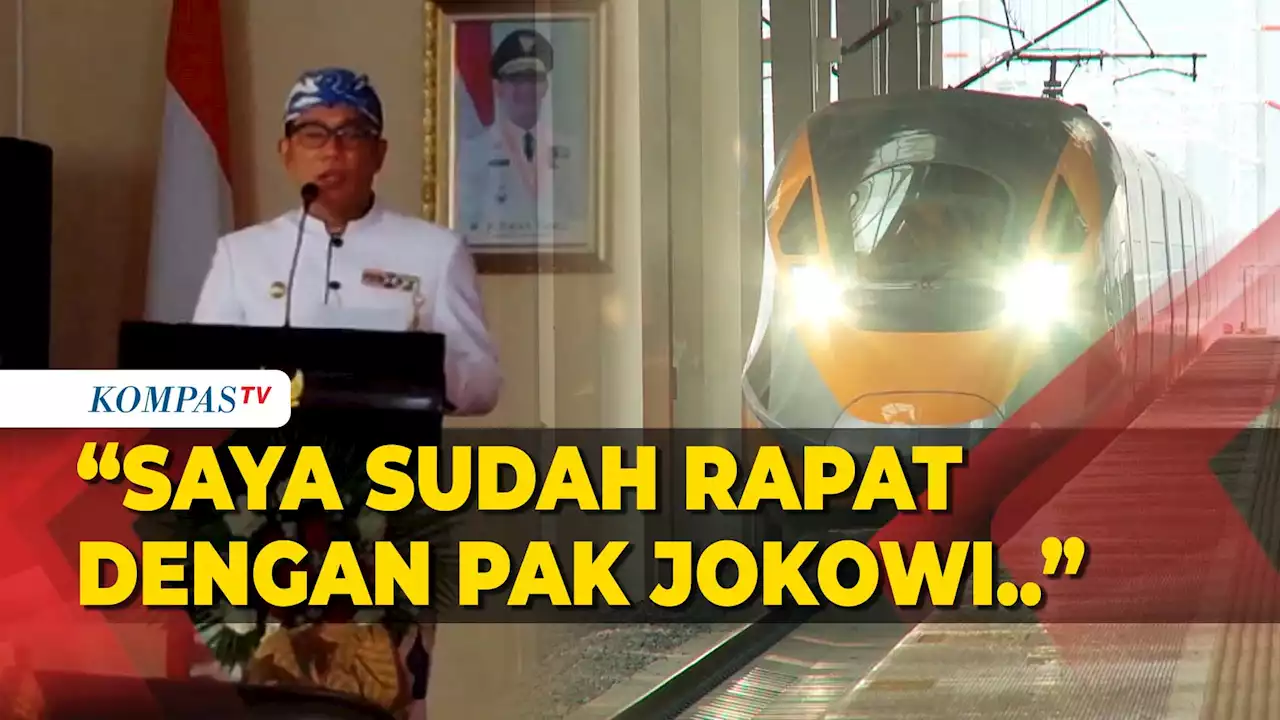 Ridwan Kamil Bocorkan Rencana dan Jalur Kereta Cepat Tahap Dua