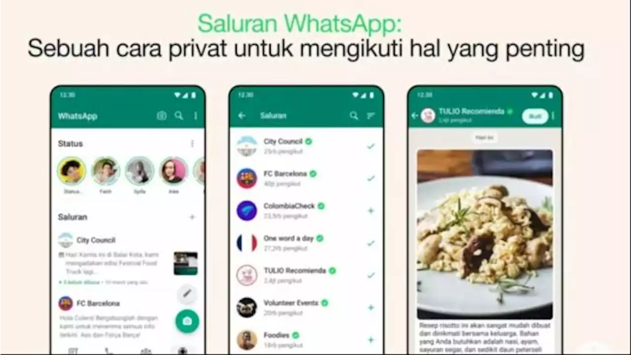 WhatsApp Hadirkan Fitur Channel, Pengguna Bisa Pilih Saluran Sesuai Minat