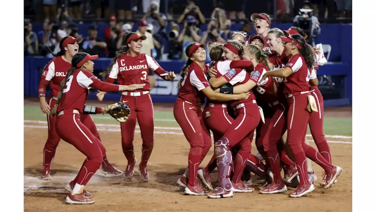 NCAA softball: Oklahoma tops Florida State for rare national title 3-peat