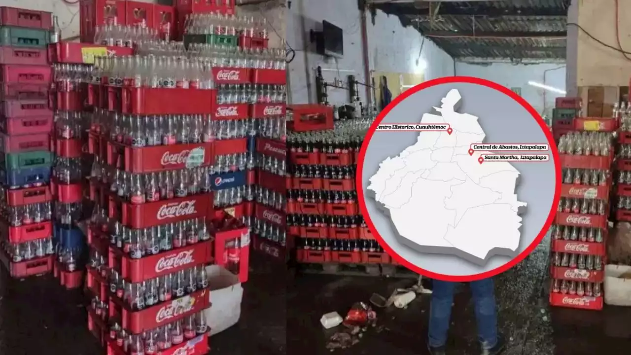 ¿Dónde venden la Coca Cola pirata? Checa este mapa