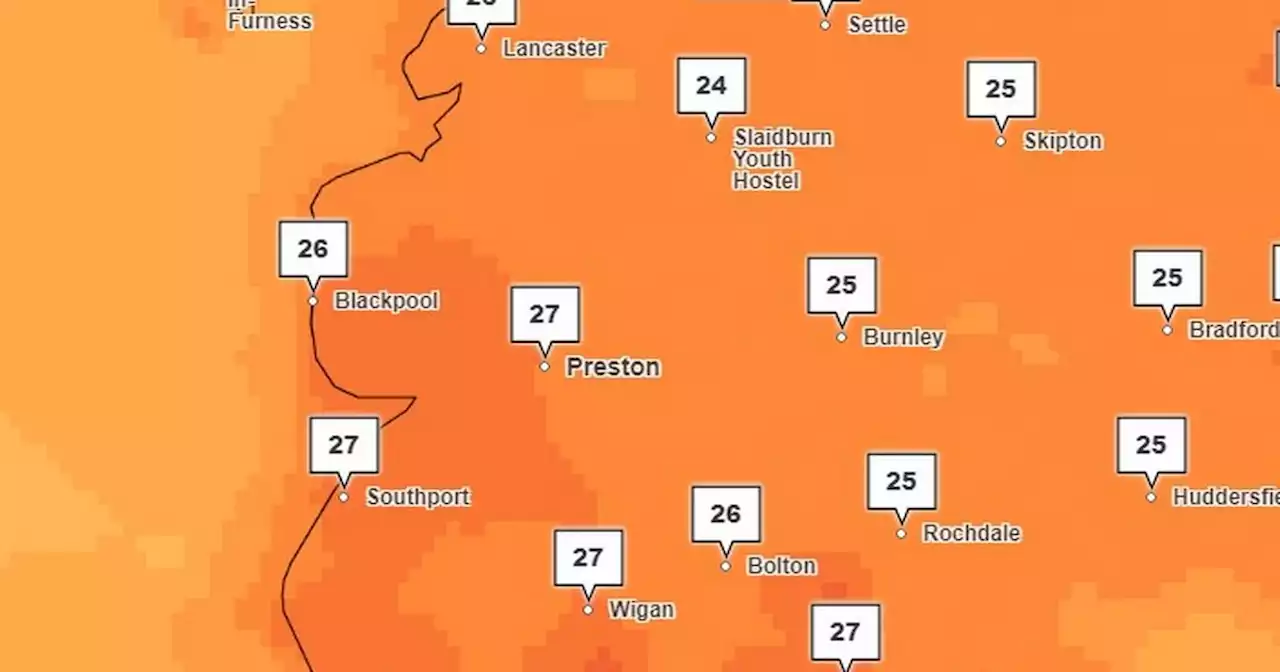 Met Office heat health alert issued for Lancashire ahead of 28C weekend