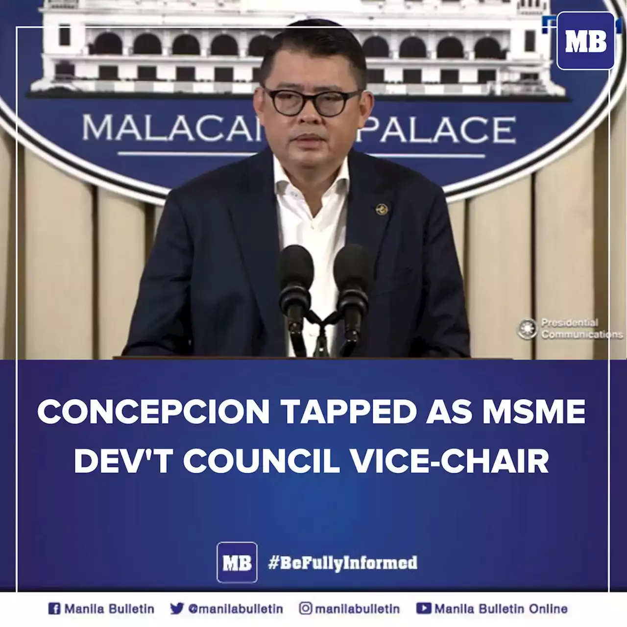 Concepcion tapped as MSME dev't council vice-chair