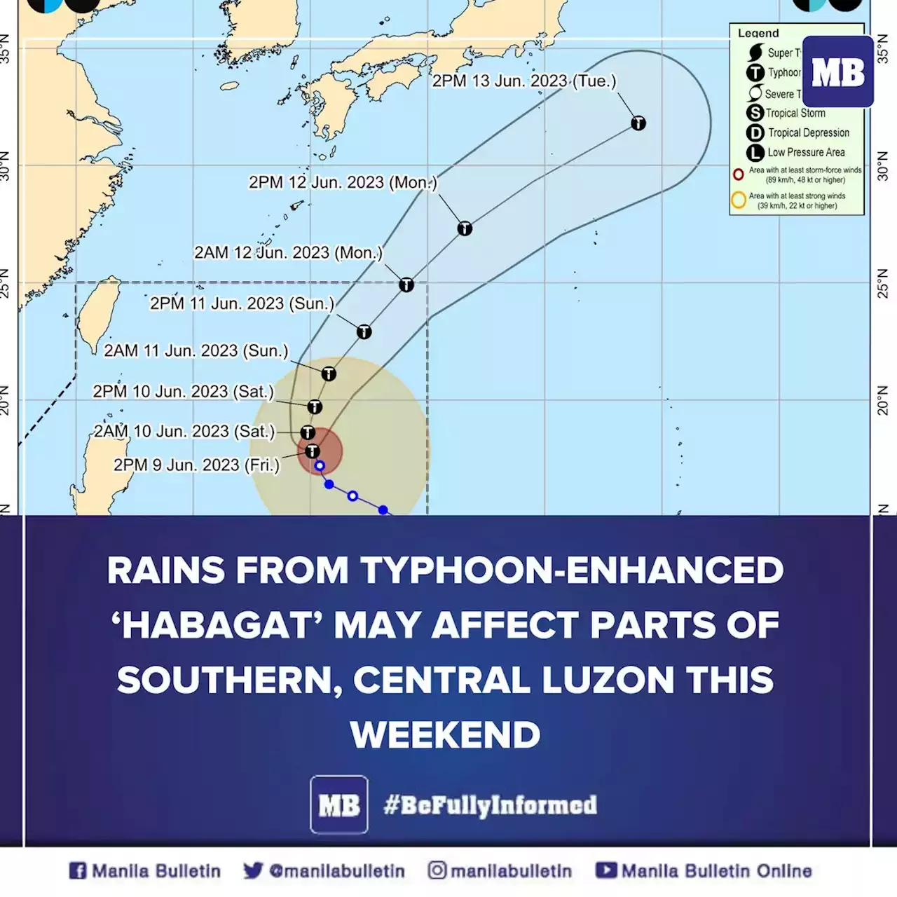 Rains From Typhoon-enhanced ‘habagat’ May Affect Parts Of Southern ...