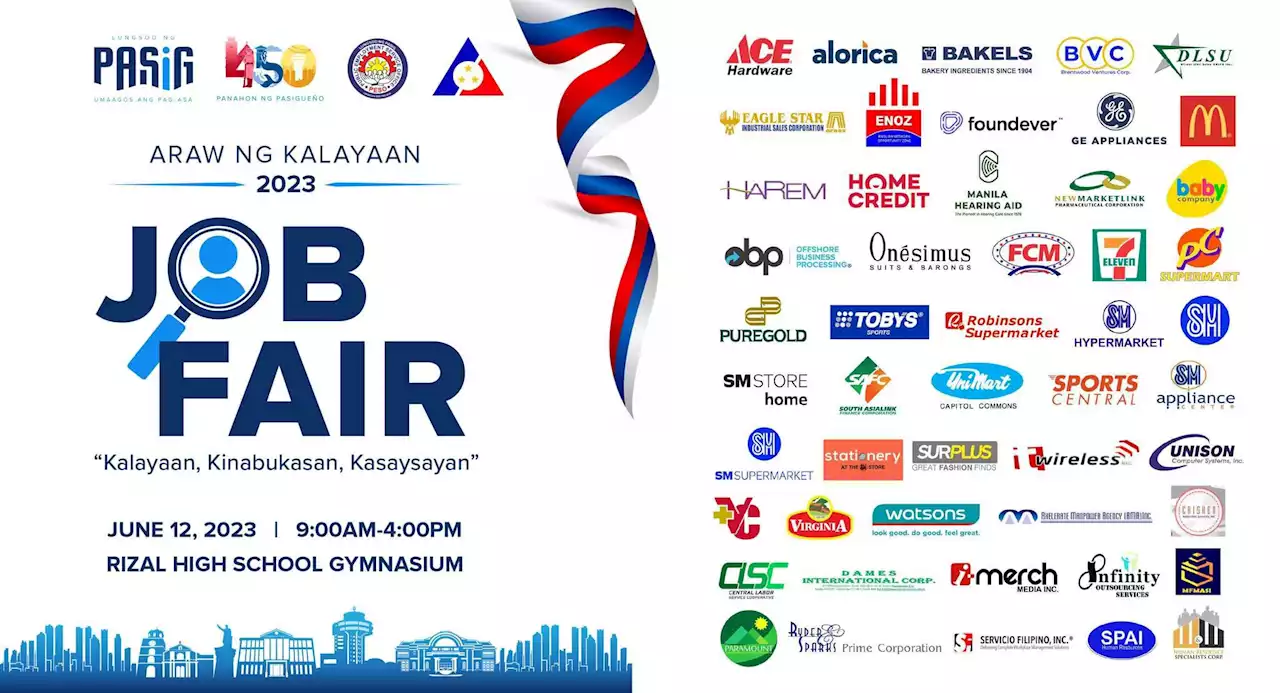 Pasig LGU to hold Independence Day job fair