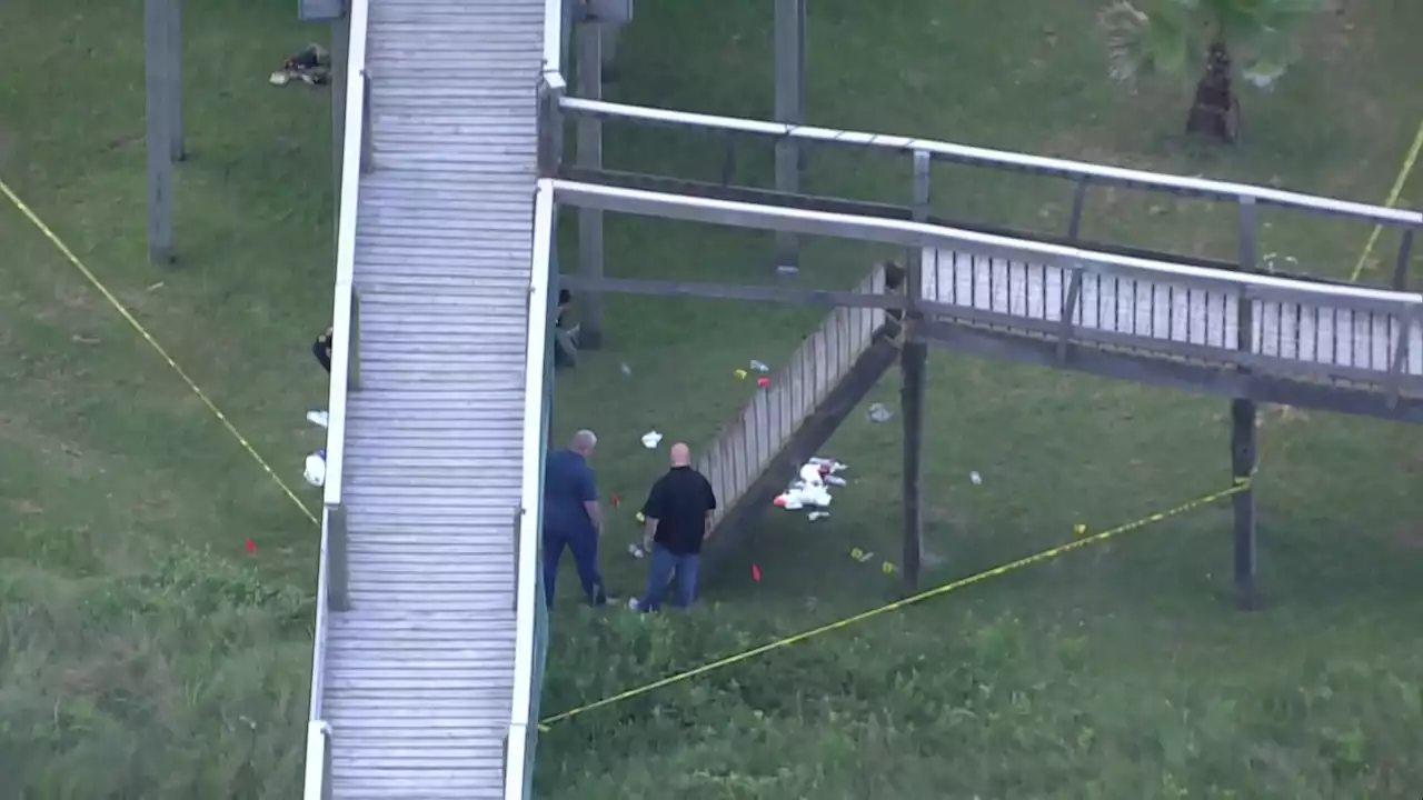 Dozens of teens hurt after elevated walkway collapses at Texas beach summer camp