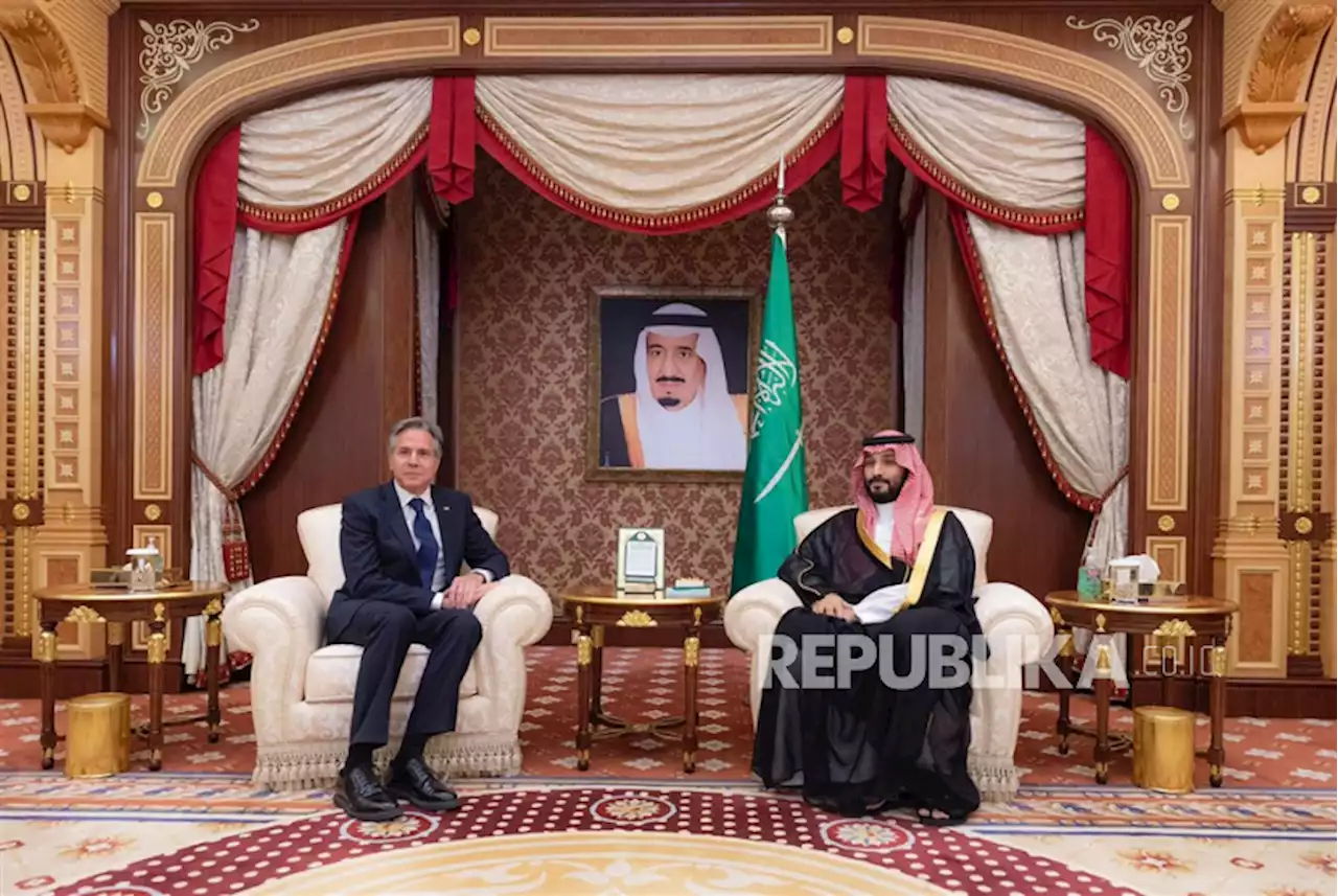 AS Tancap Gas Desak Saudi Normalisasi dengan Israel  |Republika Online