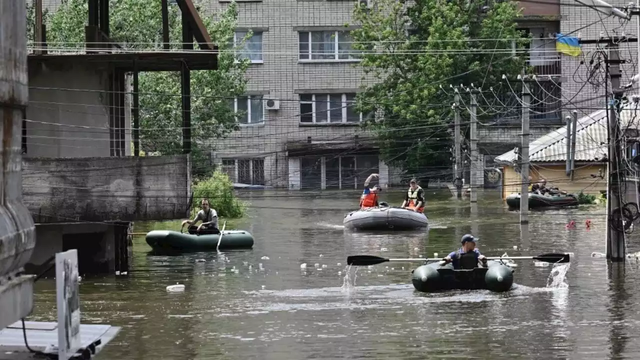 Ukraine: l’eau commence à baisser à Kherson, la centrale de Zaporijjia toujours refroidie