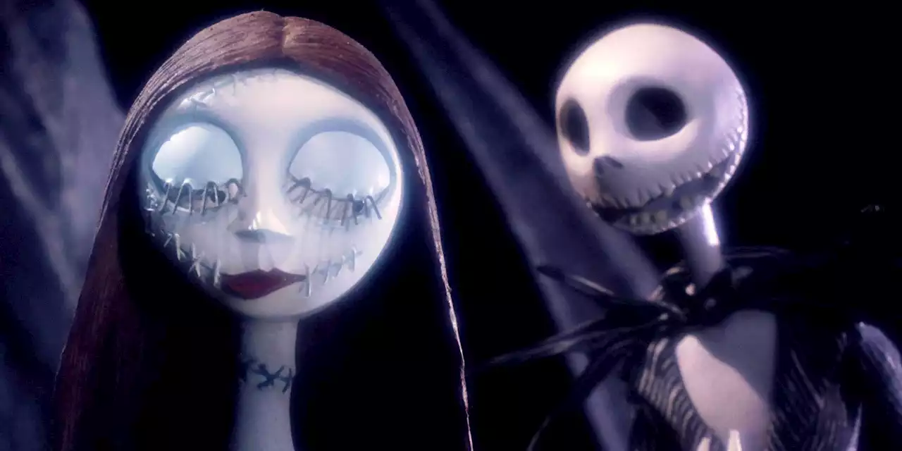 Nightmare Before Christmas Body Paint Cosplay Combines Jack Skellington & Sally