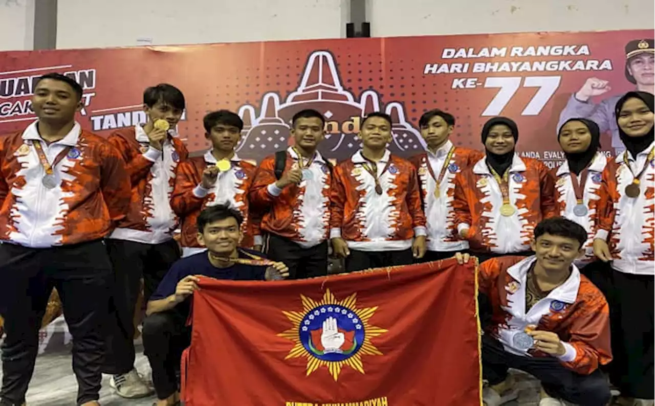 Kontingen Tapak Suci UMS Borong Medali di Kejurnas Magelang Championship 2023