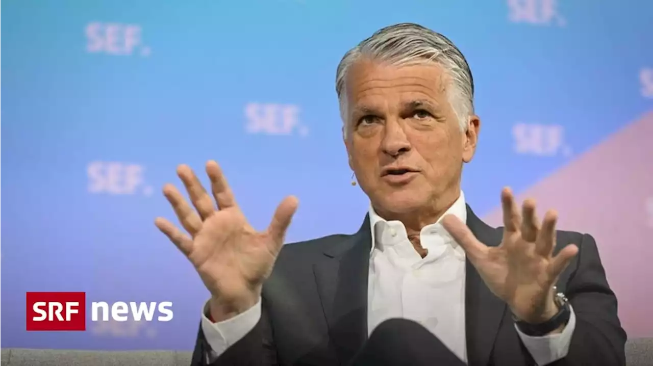 SEF 2023 - UBS-Chef Ermotti begrüsst PUK zur Rettung der Credit Suisse