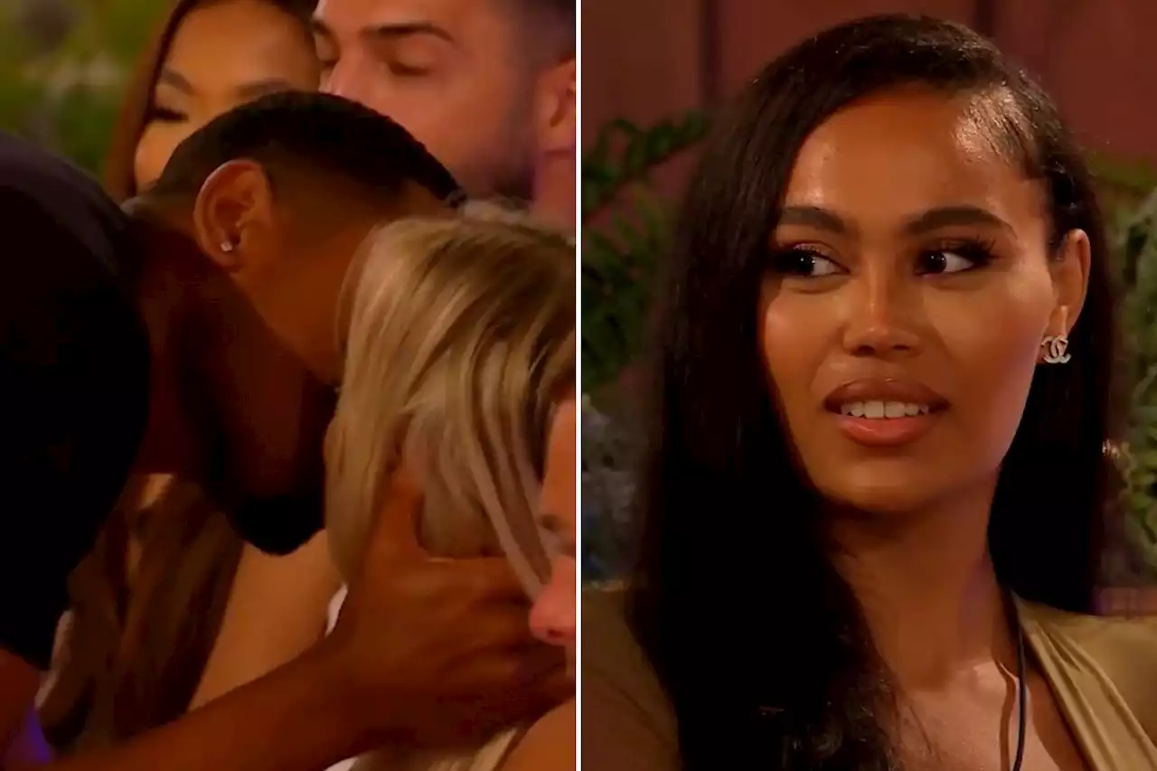 Love Island's Ella and Tyrique in bust-up after he makes shock move