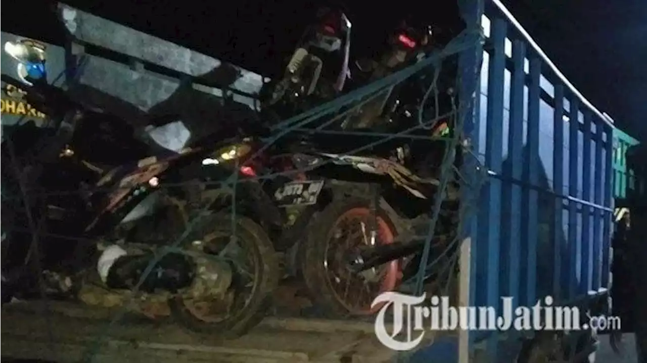 Polisi Cegat Truk Muatan 14 Motor Bodong di Tol Pasuruan, Mayoritas Berpelat Jakarta - Tribunnews.com