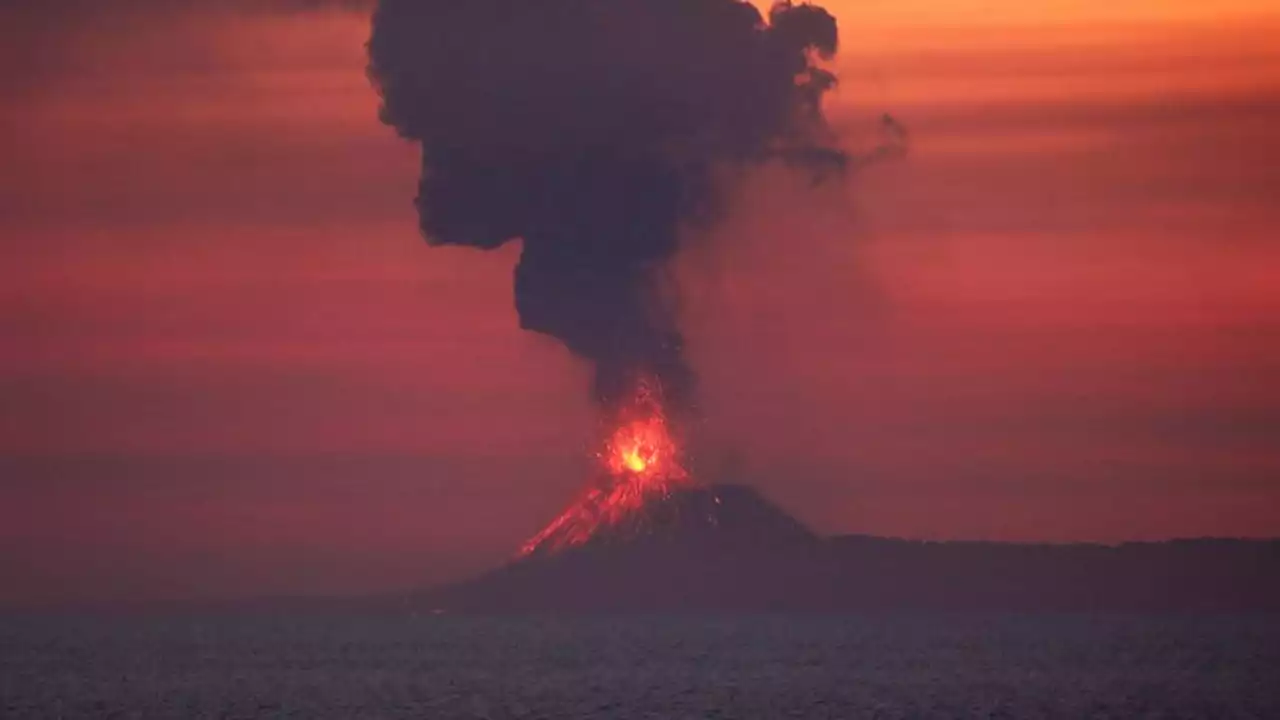 Indonesia's Anak Krakatoa volcano erupts, spews huge ash column