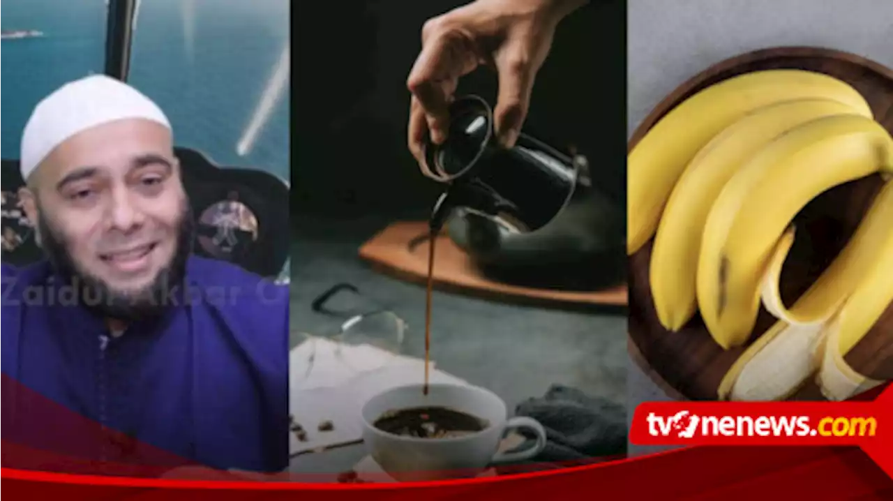 Wow, Minum Kopi Tanpa Gula Dicampur Pisang di Pagi Hari Ternyata Manfaatnya Dahsyat Luar Biasa Kata dr Zaidul Akbar, Ini Resepnya...