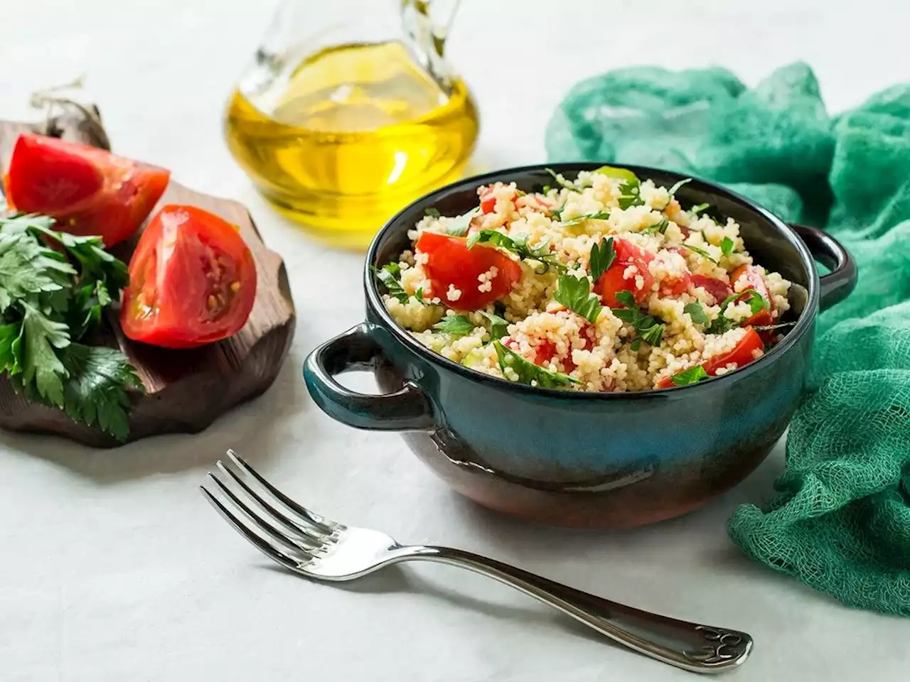 Throwback recipe: Tomato, artichoke and feta couscous salad