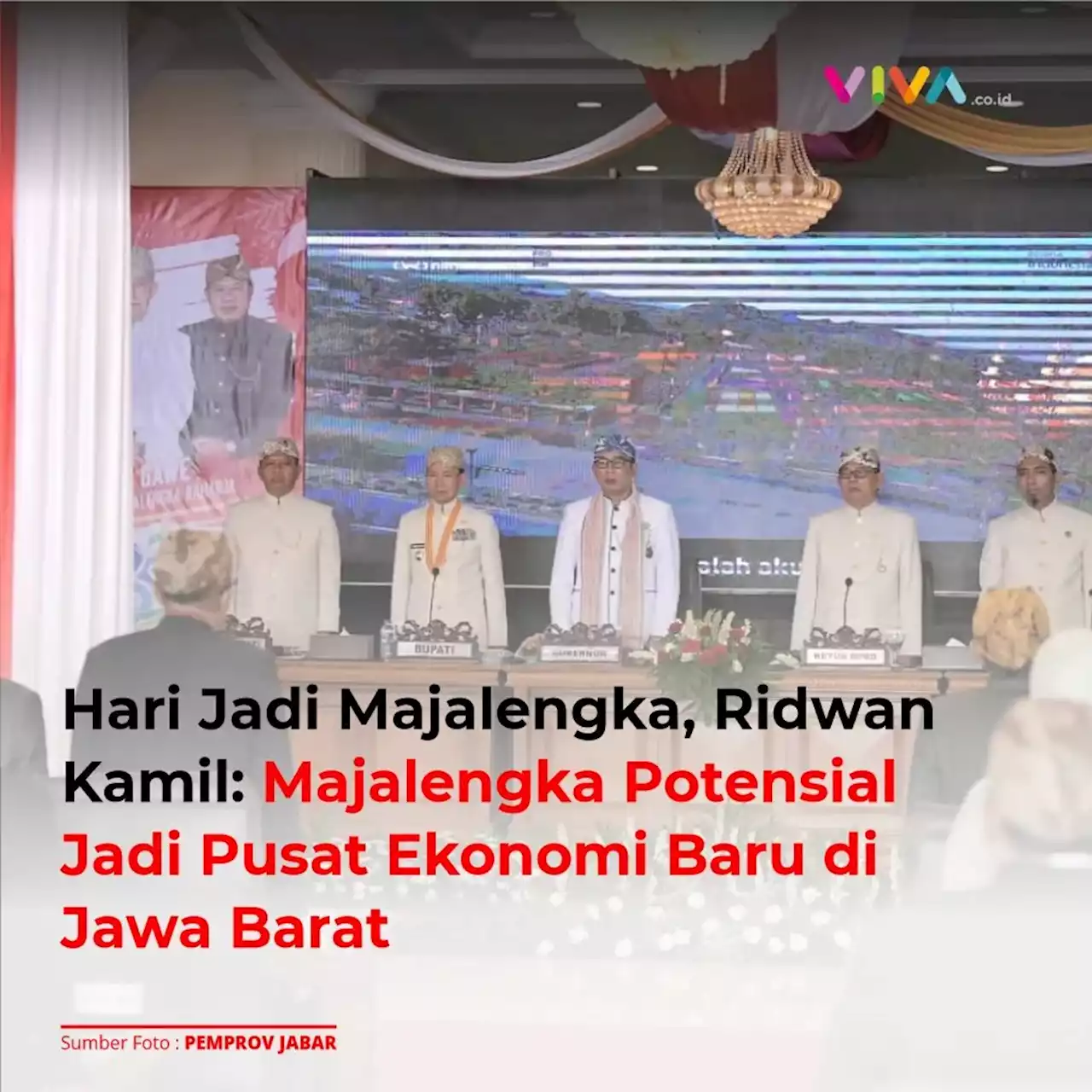 Hari Jadi Majalengka, Ridwan Kamil: Majalengka Potensial Jadi Pusat Ekonomi Baru di Jawa Barat