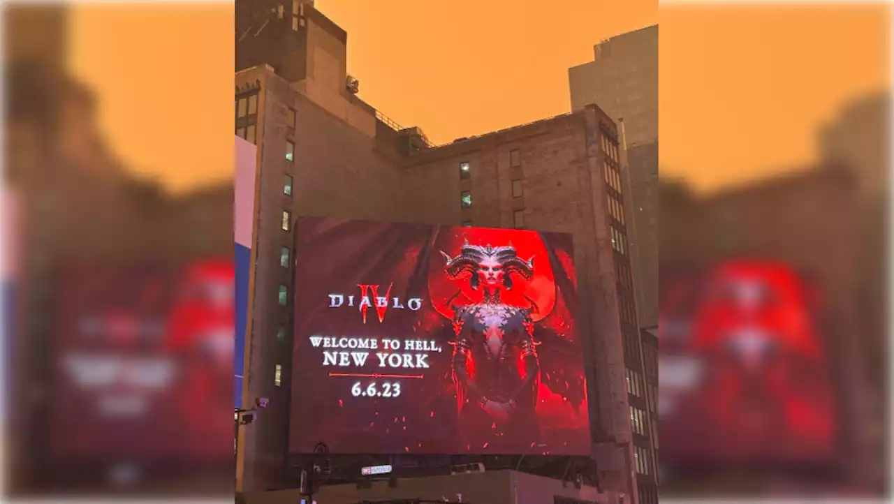 Wie aus der Hölle: Diablo-Billboard in New York geht viral | W&V