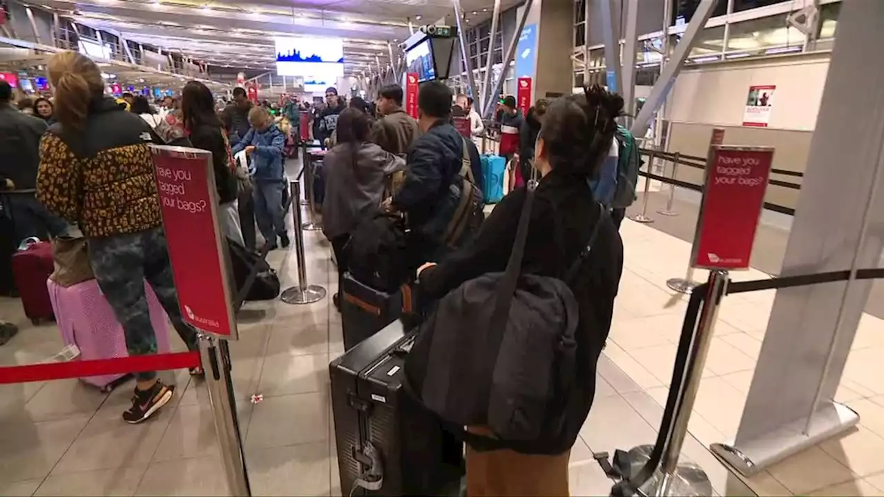 Chaos at east coast airports as dozens of flights cancelled