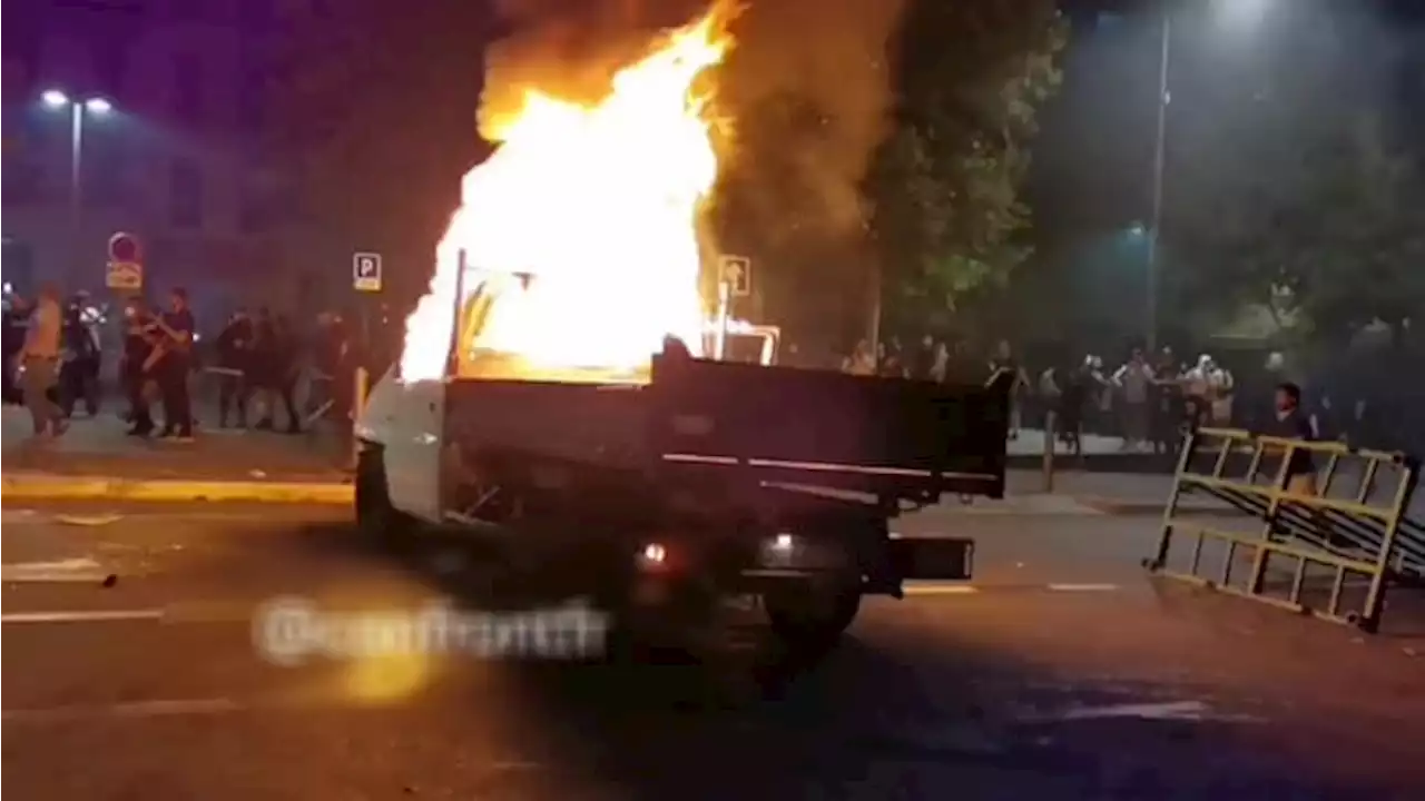 EN DIRECT - Mort de Nahel: des premières tensions à Nanterre, la BRI présente sur place