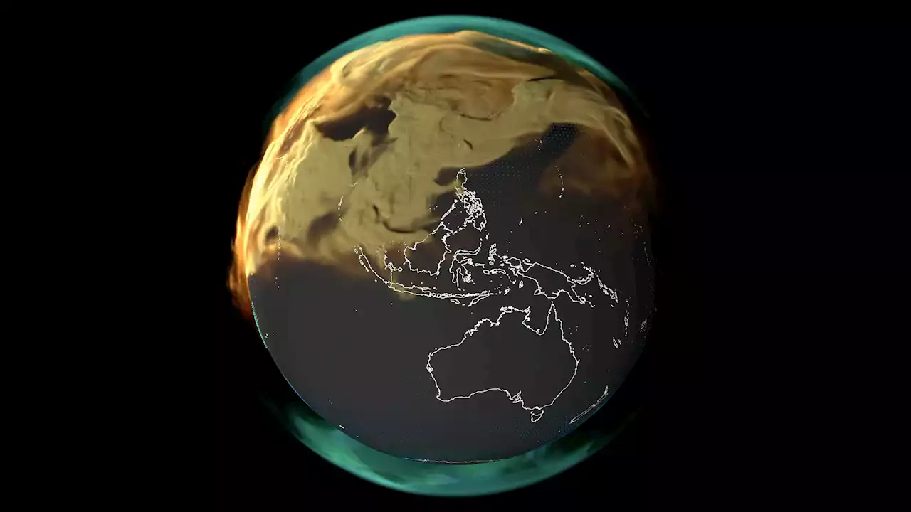 Disturbing new NASA animation shows the Earth choking on greenhouse gas