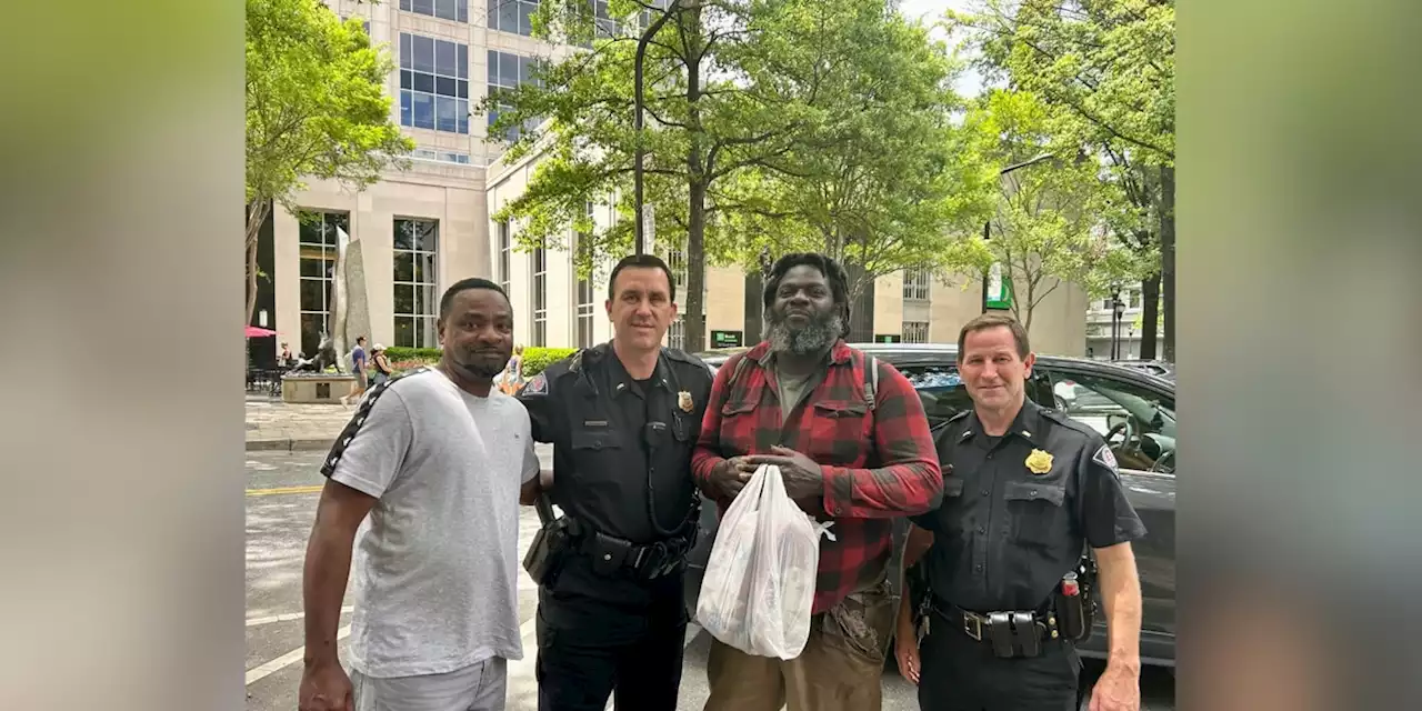 Police officer helps reunite homeless man with family nearly 350 miles away