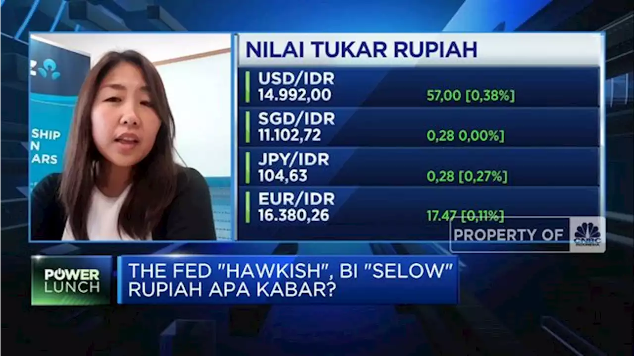 Ekonom: Hawkish The Fed, Rupiah Bisa Melemah ke Rp 15.300/USD